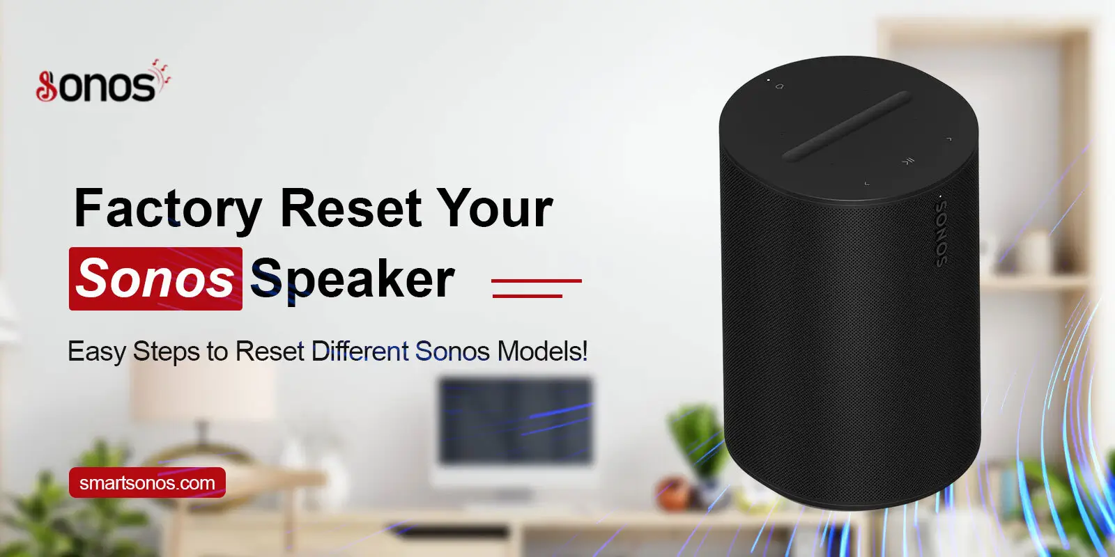 factory reset Sonos speaker