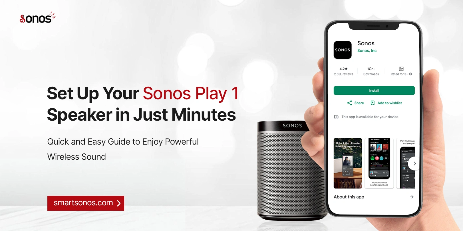 Set Up the Sonos Play 1 Speaker