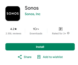 Sonos app